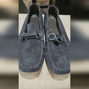 Aldo brand driving moccasins - navy size 13